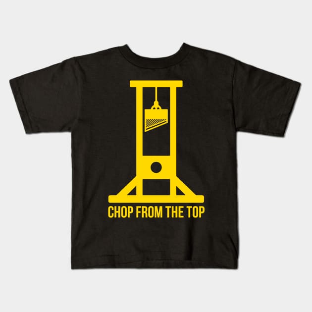 Chop From The Top Kids T-Shirt by Oolong